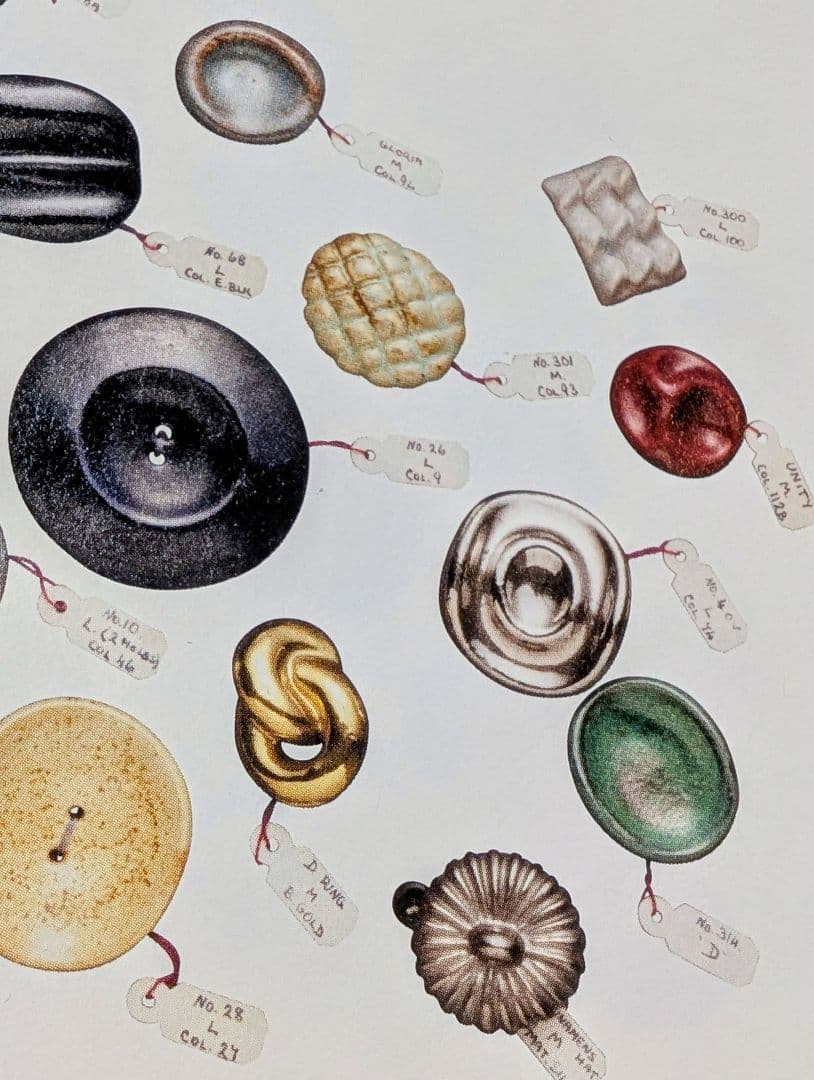 う*す様 No.0340　ルーシー·リー　陶器ボタンD