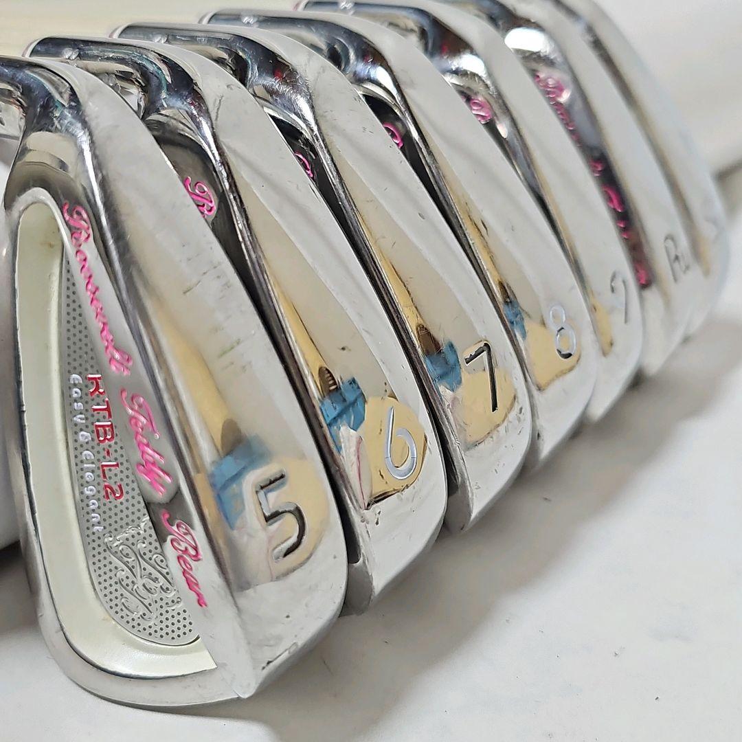 【レフティ】レディース　左利き　ルーズベルトテディベア　ゴルフクラブセット