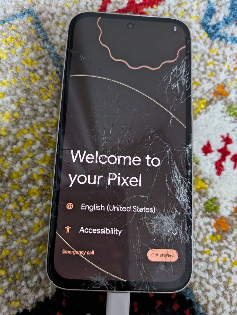 Google Pixel 8a 本体 画面割れ 初期化済