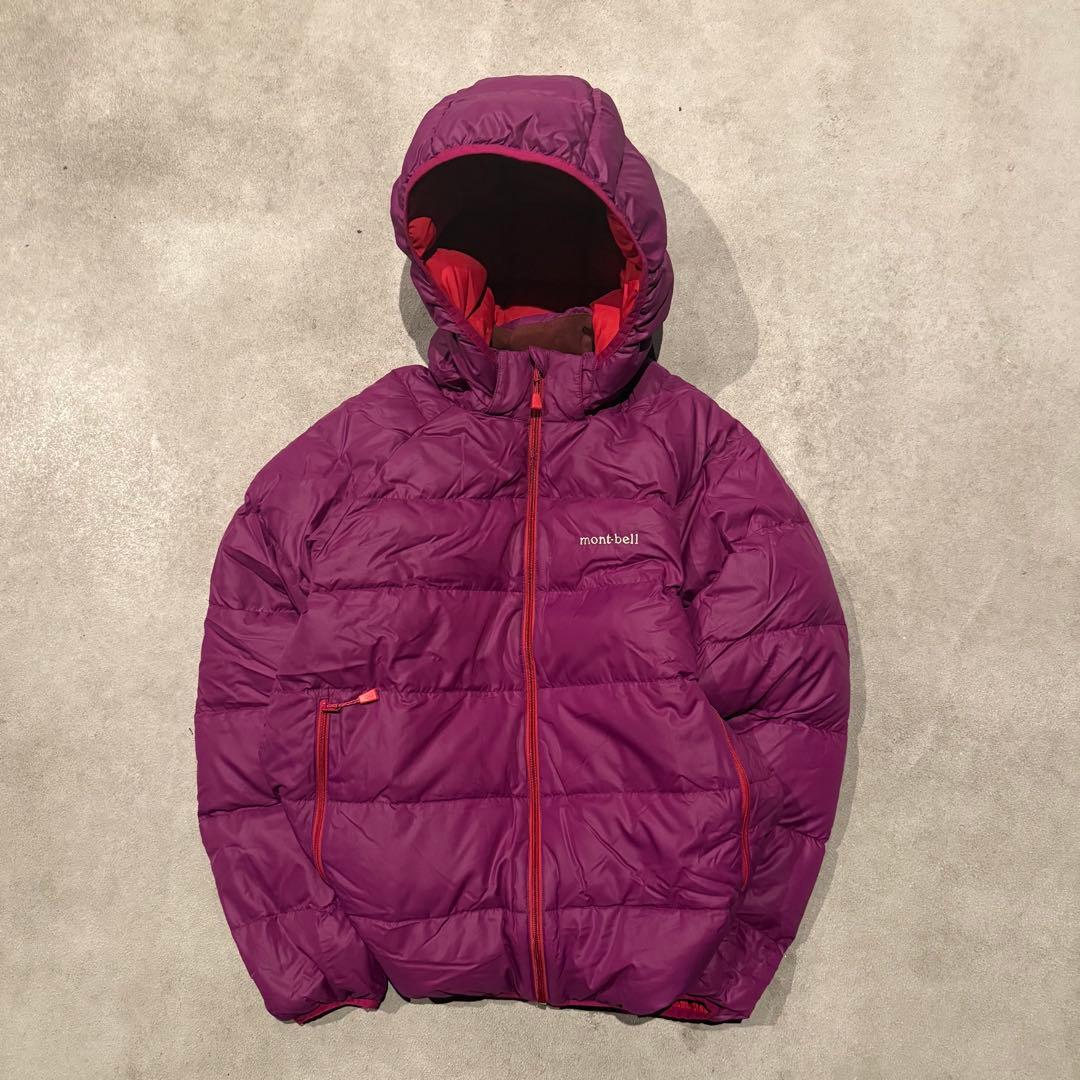 【極美品❗️】mont-bell ダウンジャケットS ピンク　モンベル　160