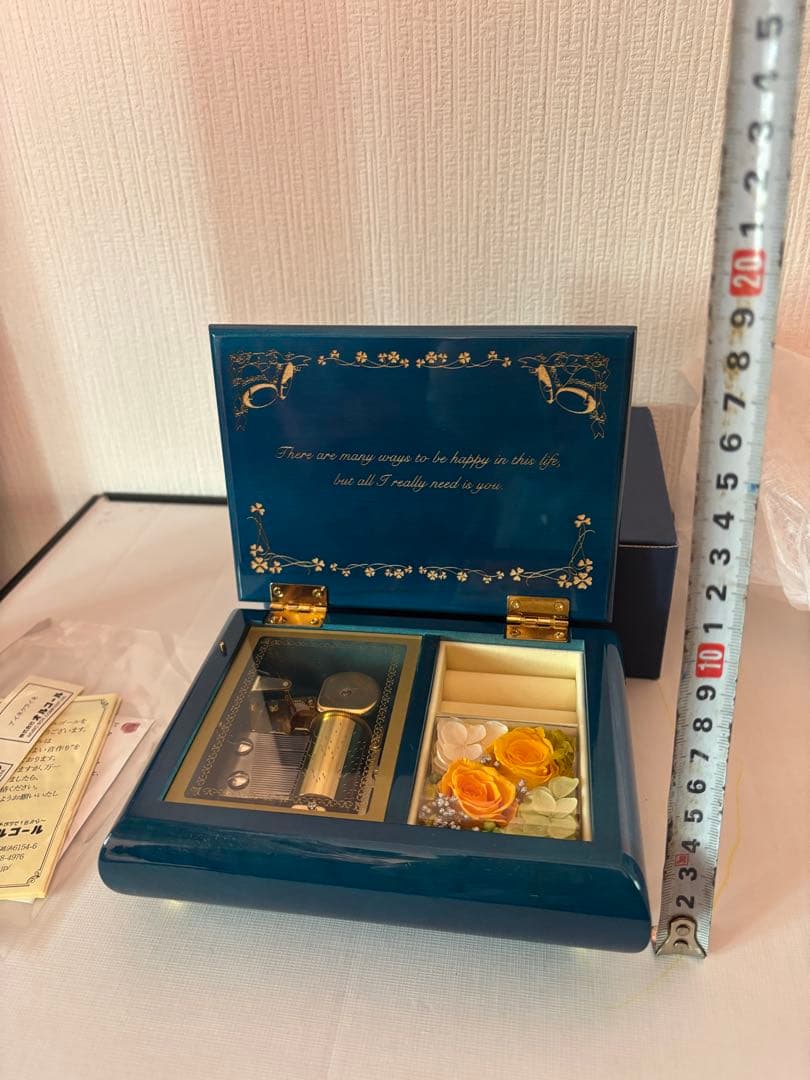 オルゴール　アイネクライネ　米津玄師　ブリザードフラワー　小物入れ