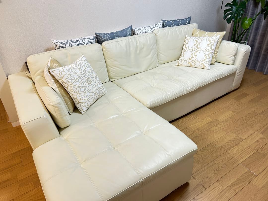 【値下げ・送料込】ニトリ | コーナーソファ | ②カウチソファ部分