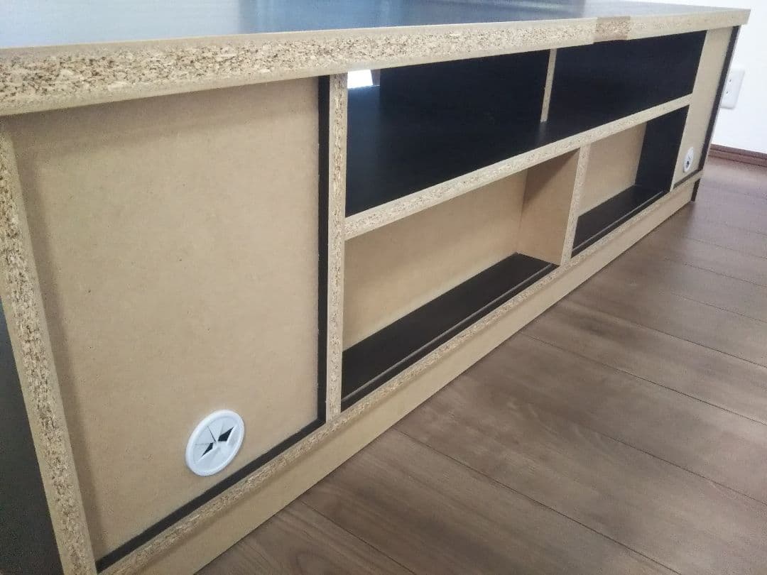 大川家具製のテレビボード ❗️  色はブラックウッド