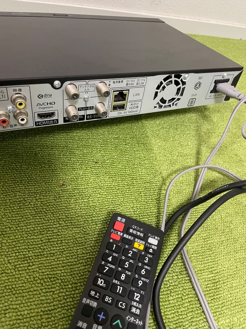 AQUOSブルーレイレコーダー 2017年製 DVDレコーダー BD-NW510