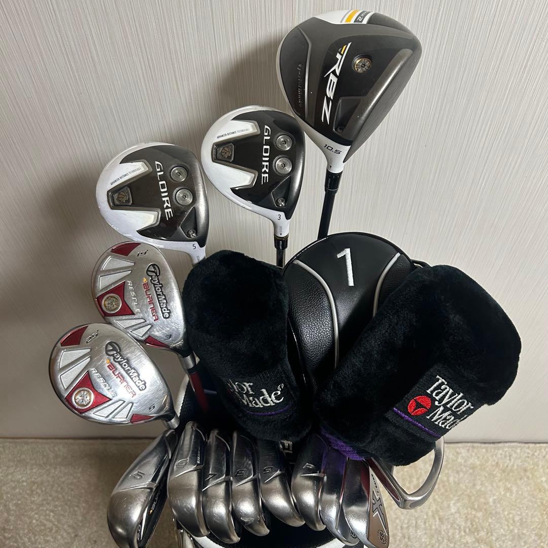 メンズ　テーラーメイド キャロウェイ　豪華14本　ゴルフセット　キャディバッグ付