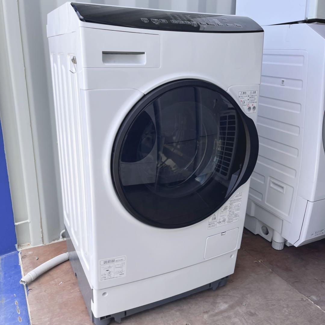 取付無料！アイリスオーヤマ熱乾燥搭載！除菌機能搭載 温水洗浄 ドラム式洗濯機！