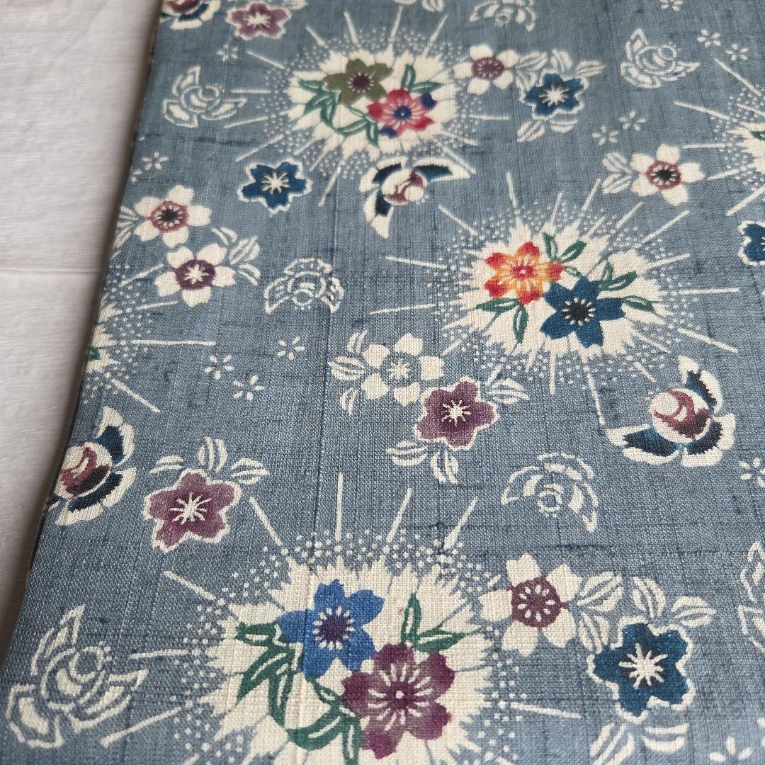 さらりと締める　本場琉球紅型　平野晋二郎　紬名古屋帯