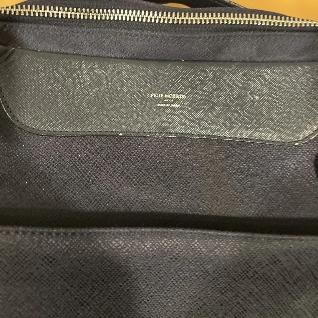 ペドリPELLE MORBIDA ビジネスリュック ネイビー