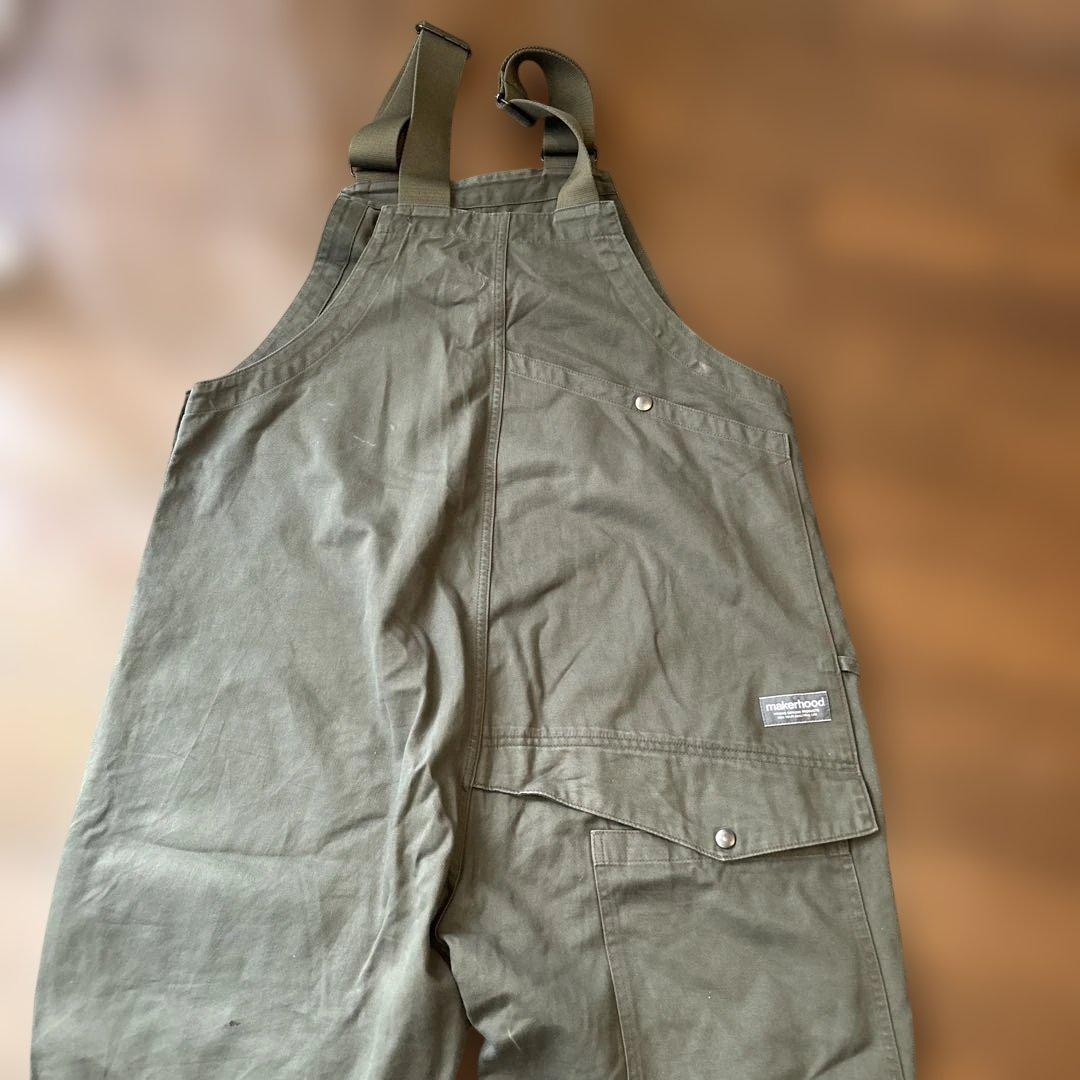 JOHNBULL makerhood オーバーオール オリーブグリーン