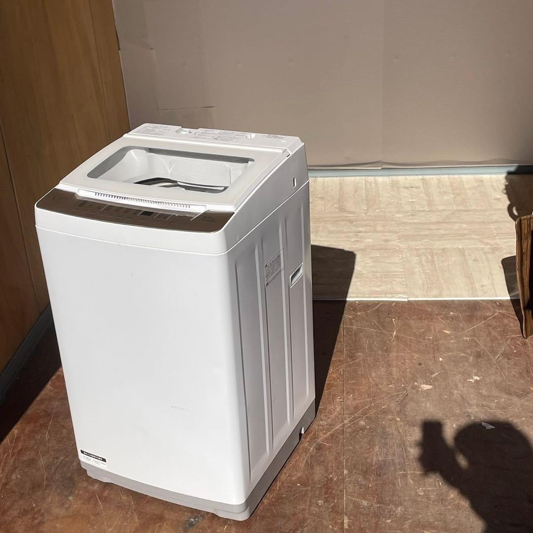 送料設置無料　ヤマダ電機　21年製　大型洗濯機　8kg