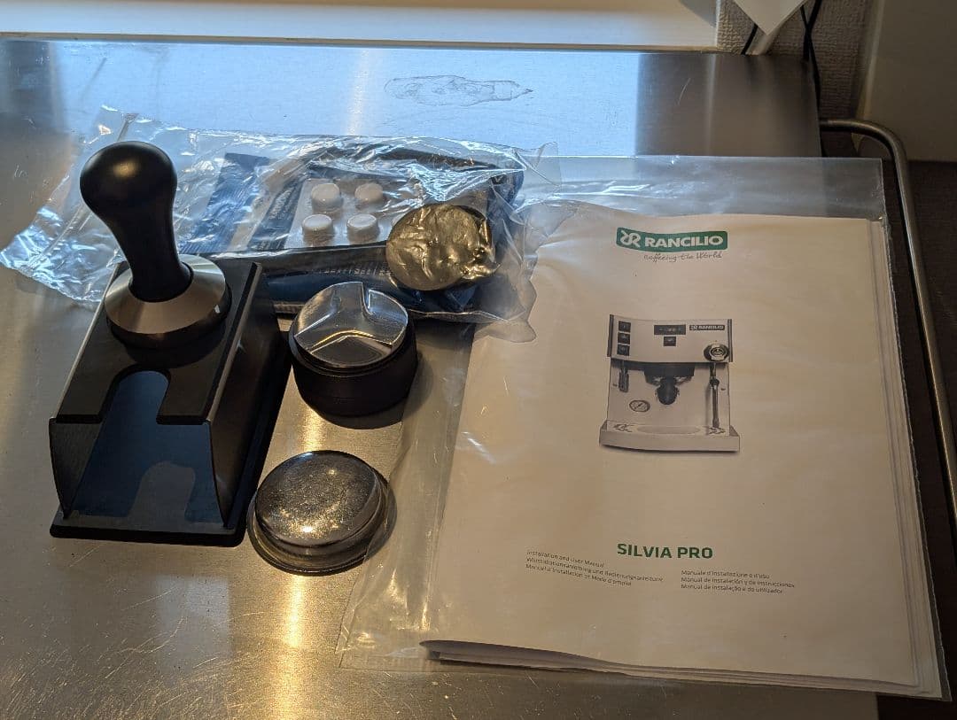 RANCILIO Silvia Pro X　付属品多数