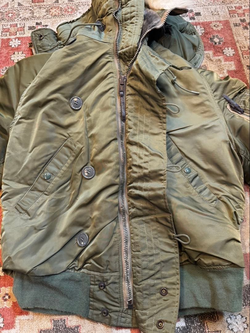 60s USAF N-2B フライトジャケット 米軍実物 Medium