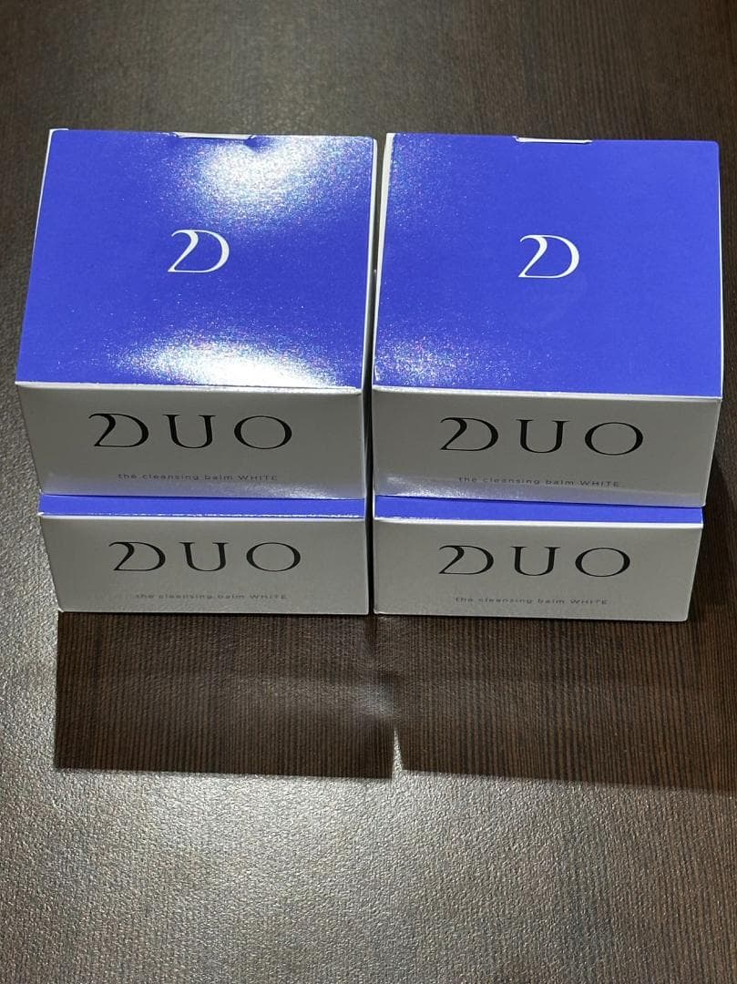 【4個セット】DUO ザ クレンジングバーム ホワイトa90g 青
