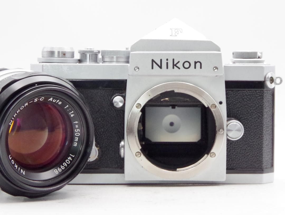 ニコンFアイレベル前期希少な富士山マーク NIKKOR-S 50mm F1.4