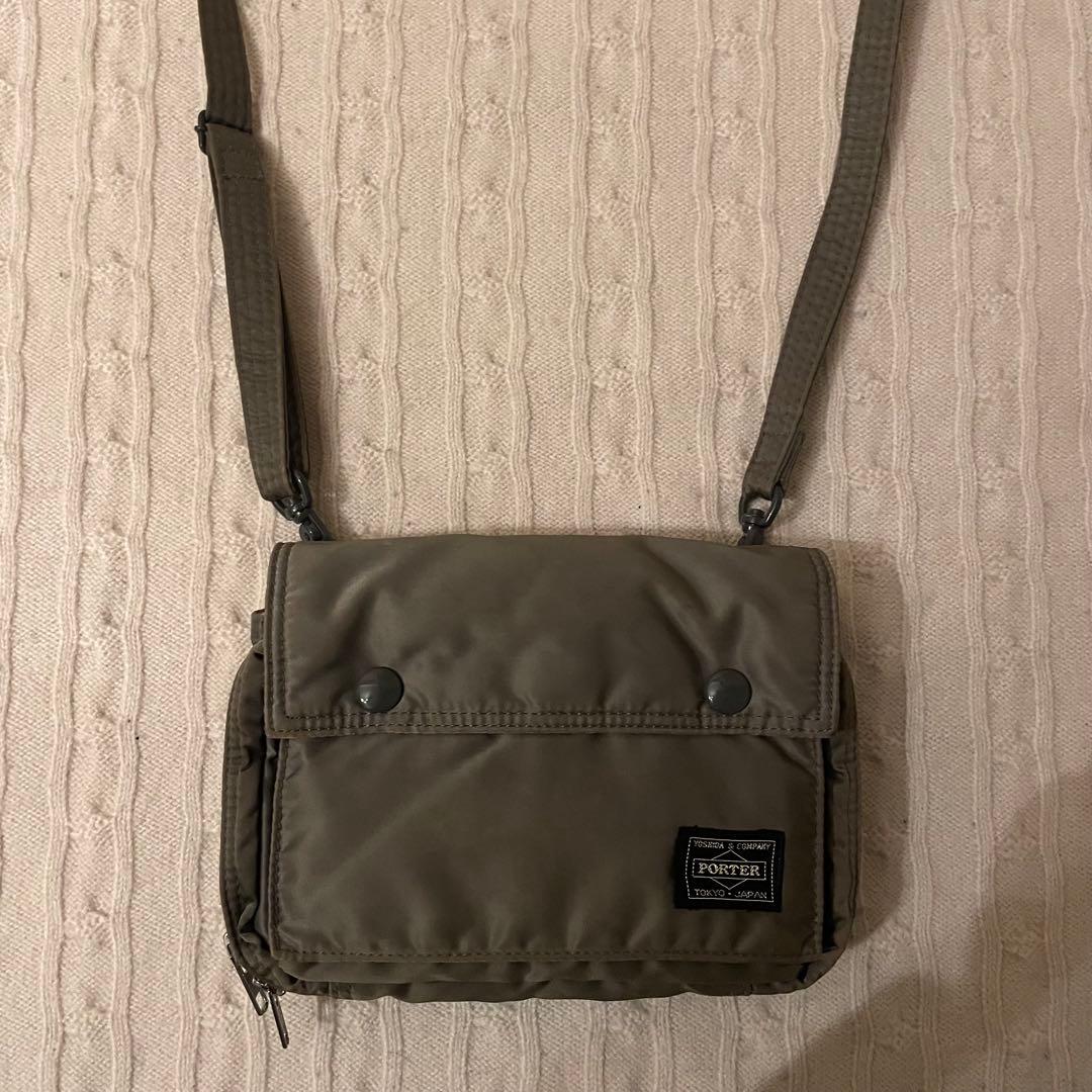 PORTER ポーター タンカー ショルダーバッグ グレー ショルダーウォレット