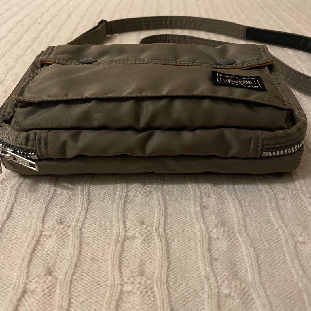 PORTER ポーター タンカー ショルダーバッグ グレー ショルダーウォレット