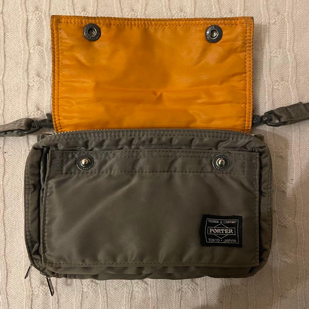 PORTER ポーター タンカー ショルダーバッグ グレー ショルダーウォレット