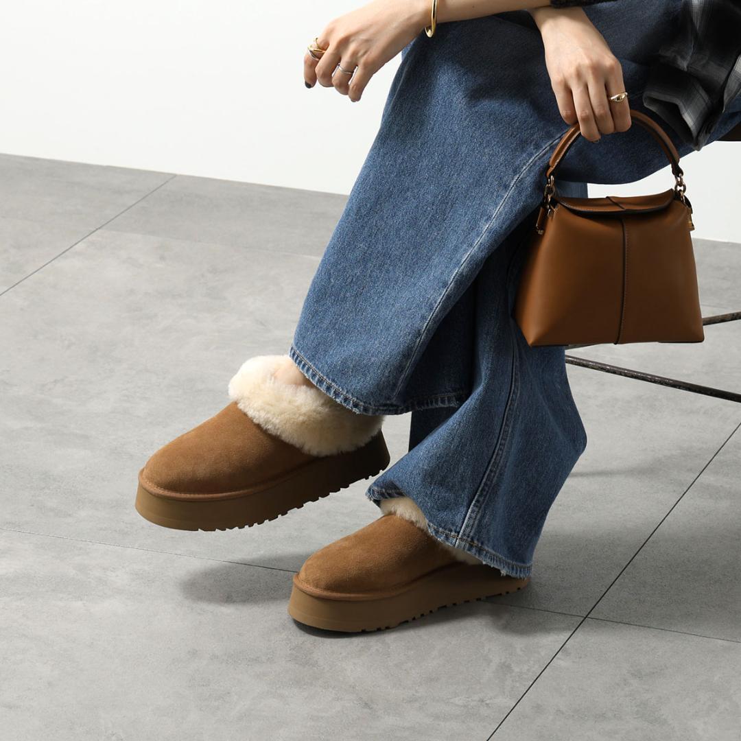 早い者勝ち！UGG ブラウン ムートンブーツ 厚底