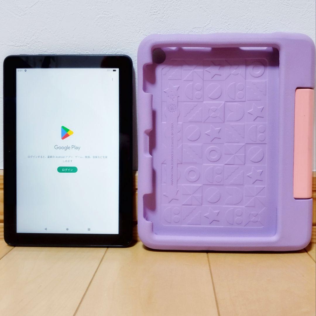 極美品 Fire HD 8 キッズモデル パープル 最新第12世代 32GB