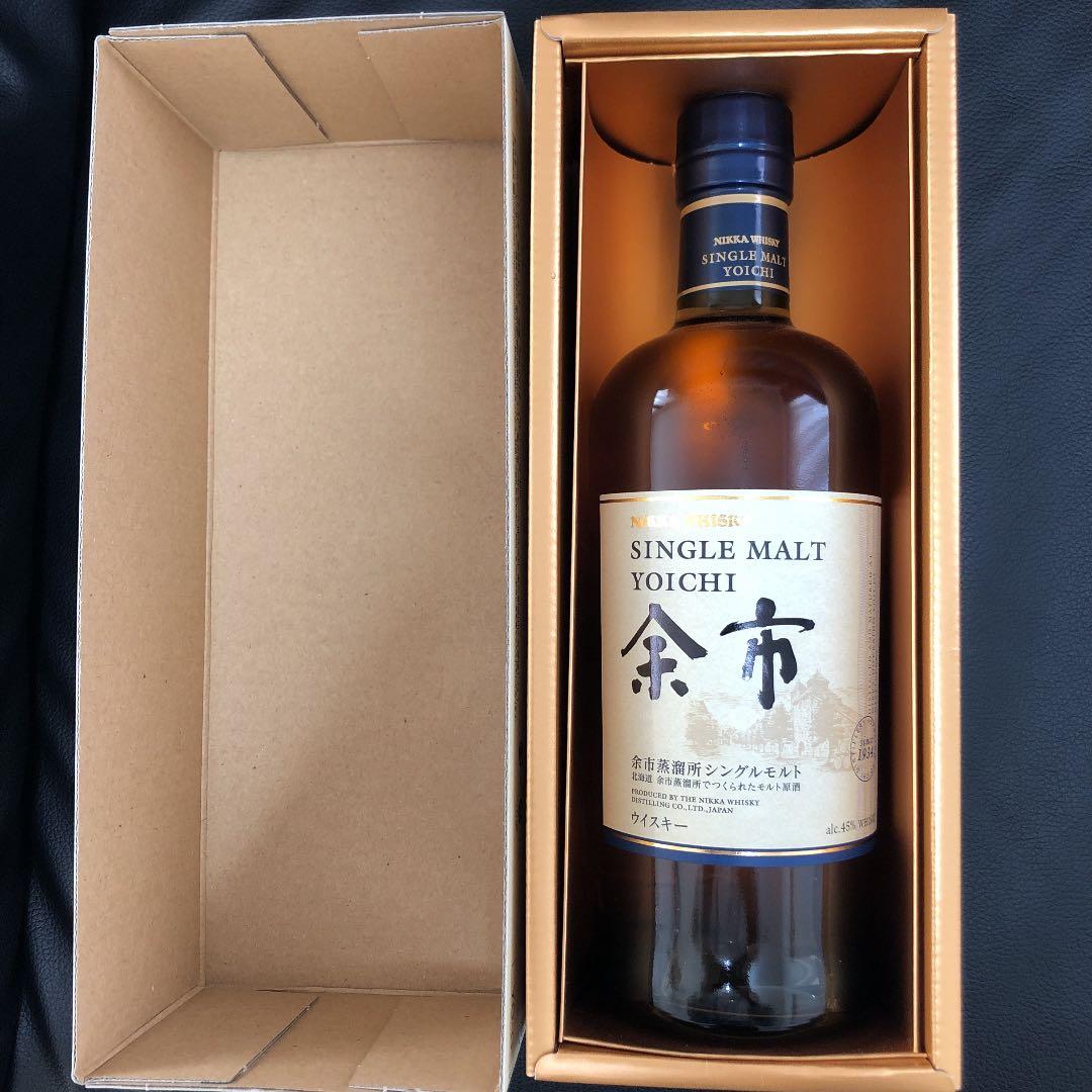 余市　シングルモルト　箱付き