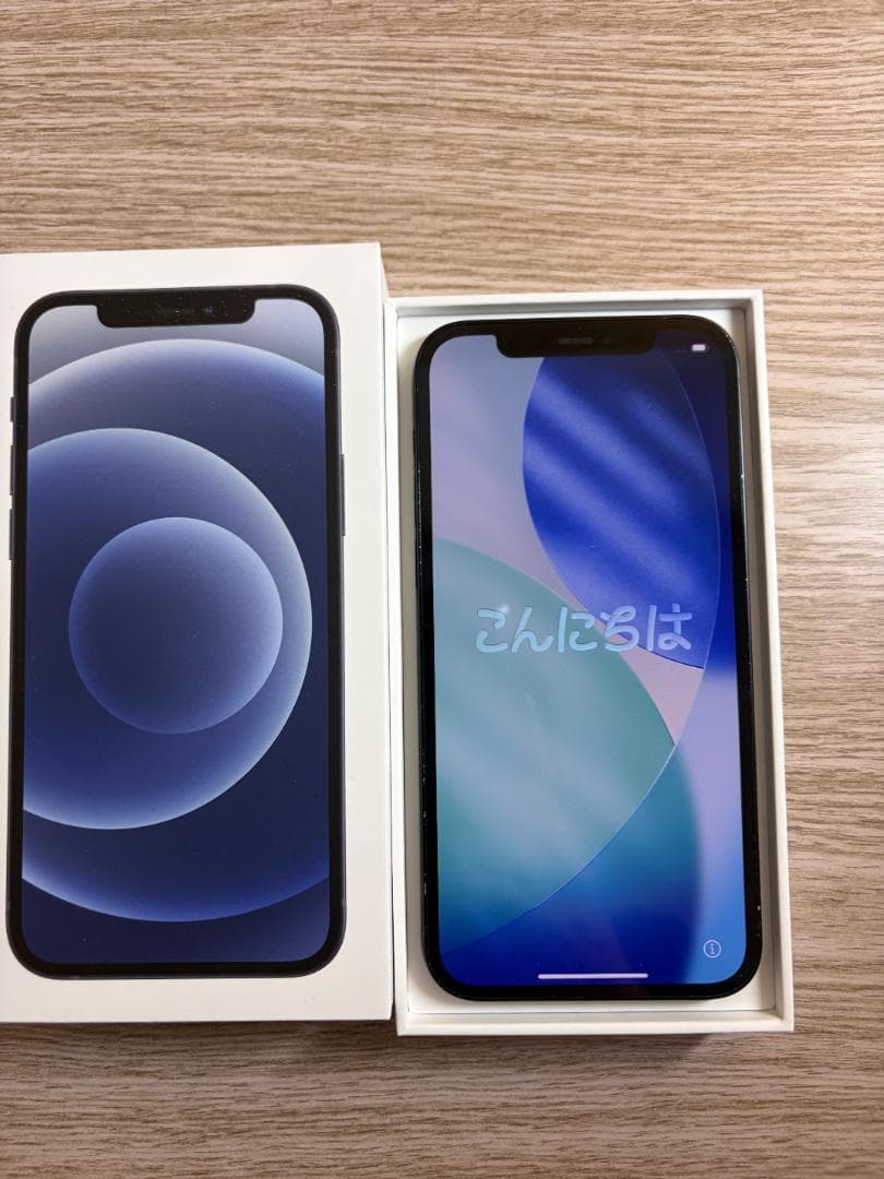 【美品・BT交換済】iPhone12 128GB ブラック (外箱あり)