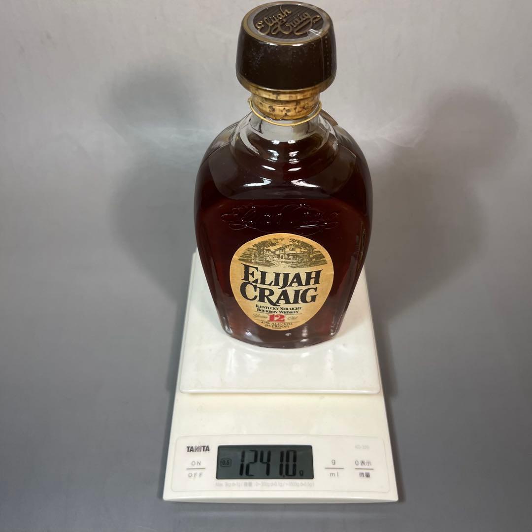 未開栓 古酒 エライジャクレイグ 12年 ウイスキー 箱付 希少