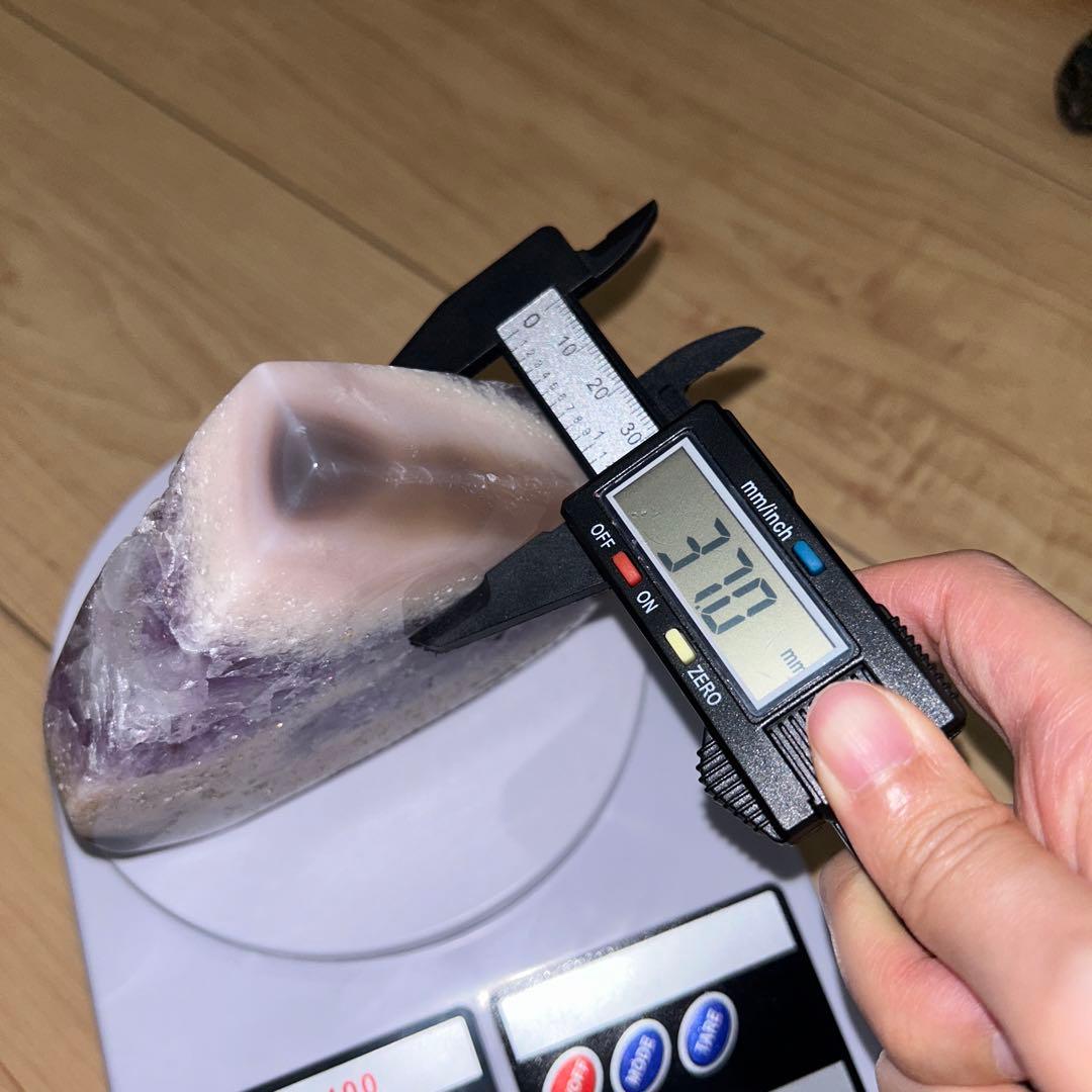 特大 ピンクアメジスト ハート 700g 天然石 結晶
