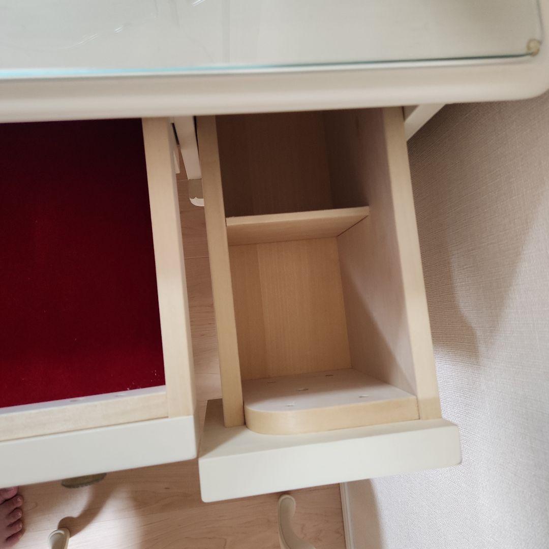 東海家具工業 フルール WH ドレッサー 【スツールは別出品中】