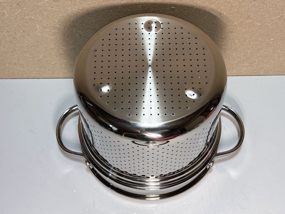 MEYER ステンレス鍋 麺'S ポット 20CM ガス IH対応 パスタセット