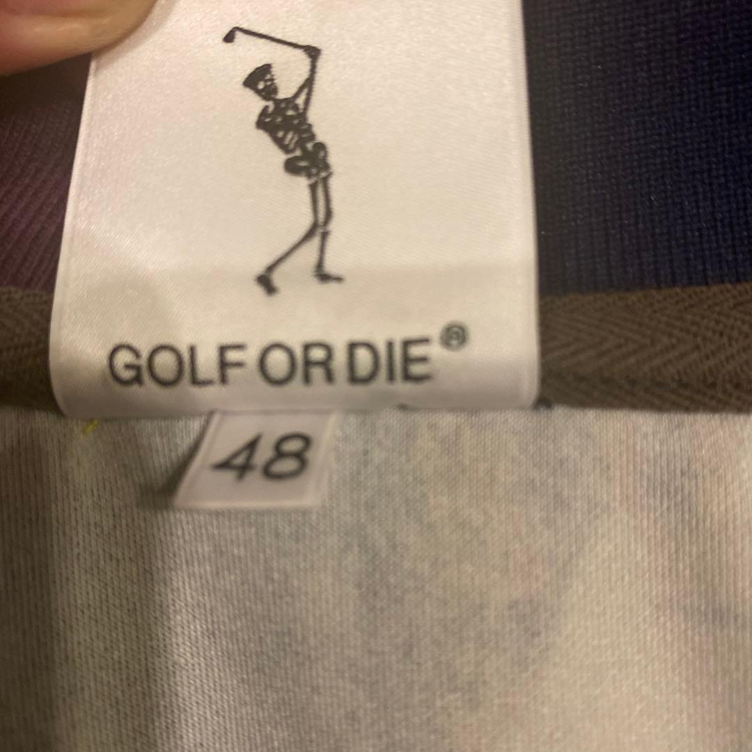 極美品 23SS マークアンドロナ ポロシャツ 総柄 スカル デニム柄