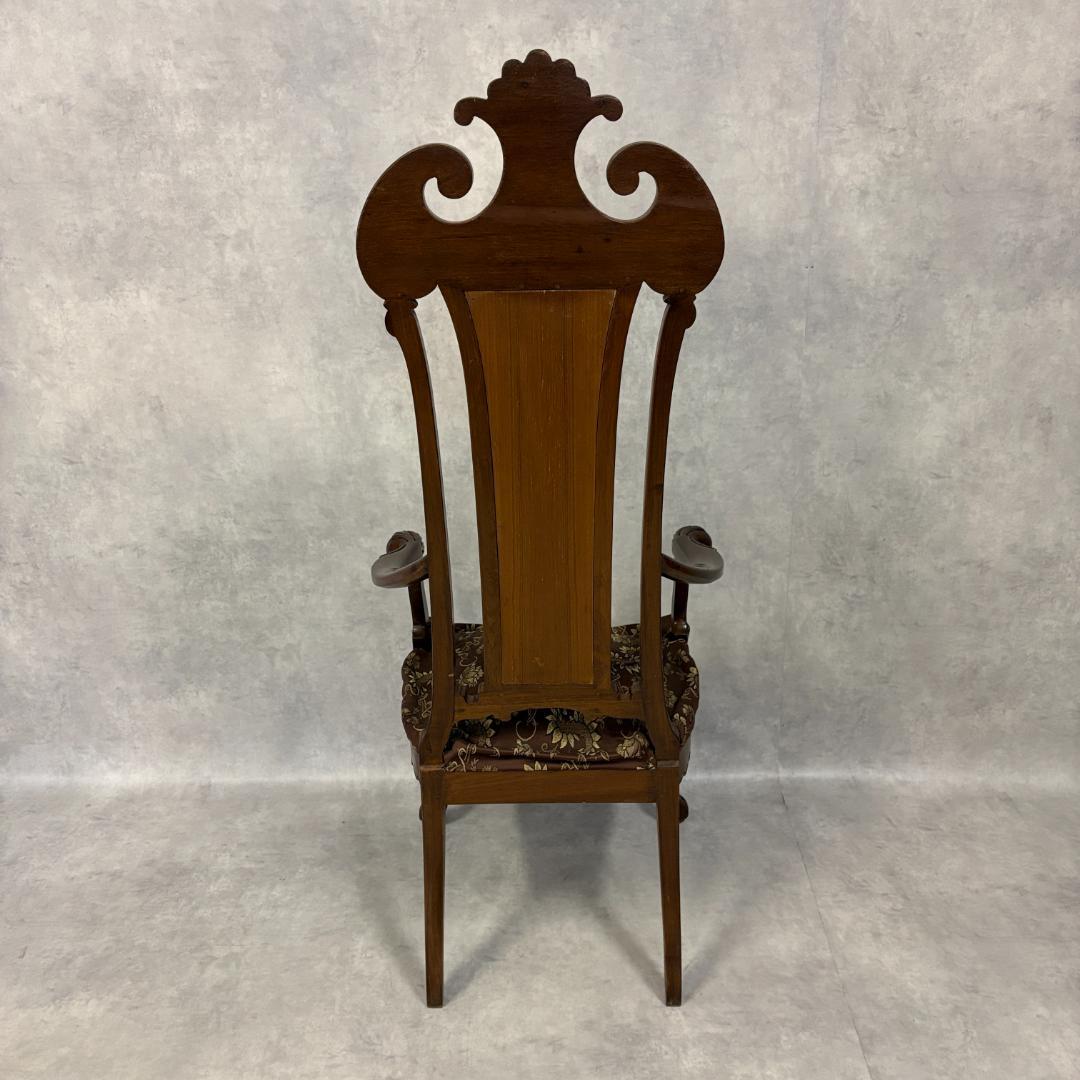 ロココ調 ハイバックアームチェア【B】