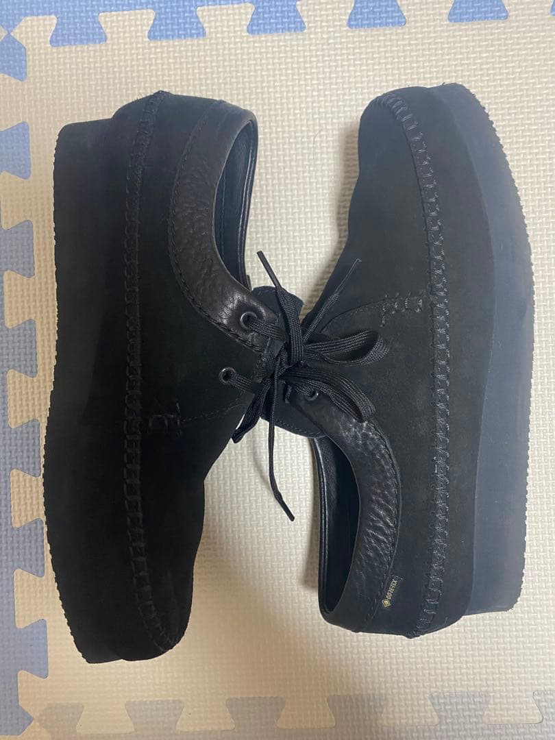 CLARKS ウィーバー ブラック モカシン26.5cm GORE-TEX