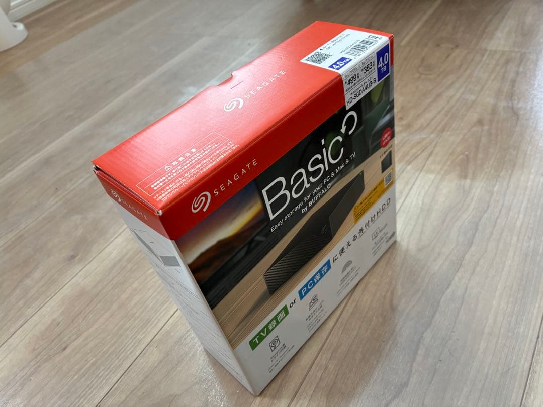 外付けハードディスク・ドライブ HD-SGDA4U3-B