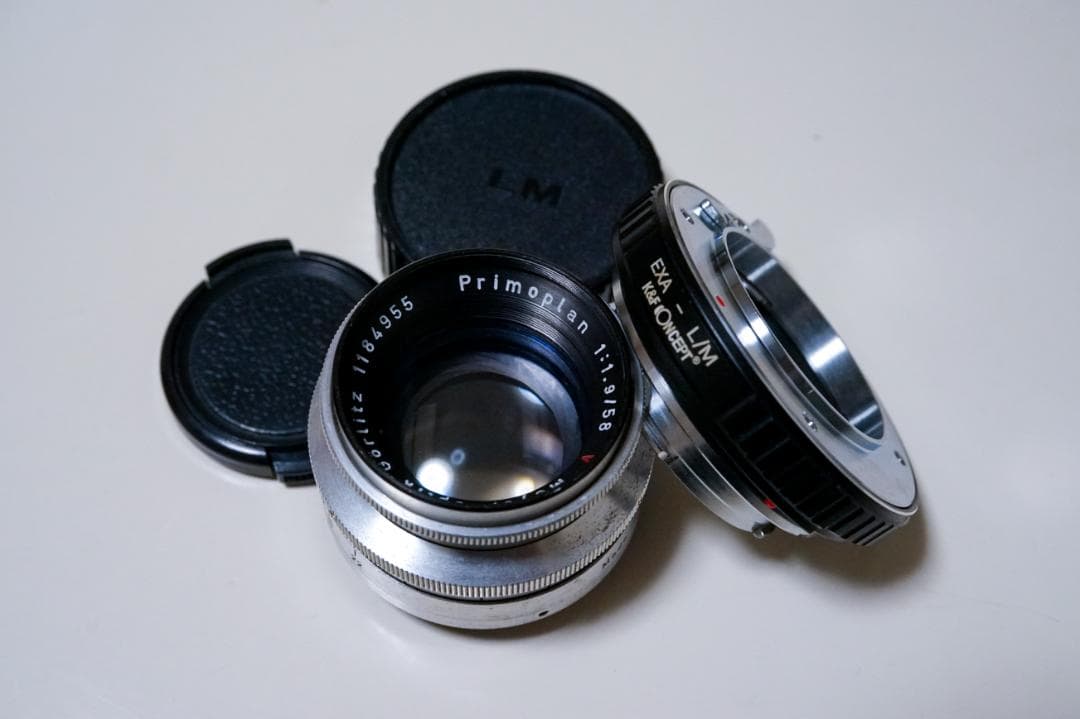 Primoplan 58mm f1.9V 整備済 マウントアダプタ付