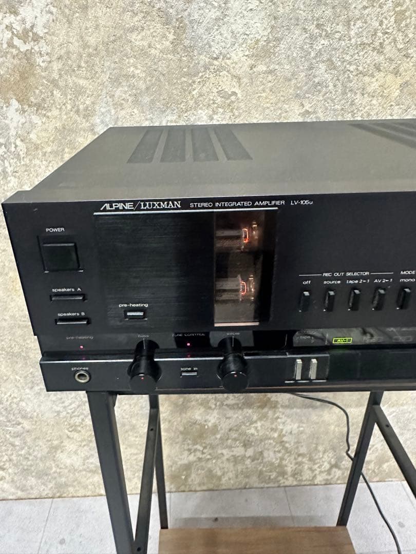 ALPINE/LUXMAN ステレオアンプ LV-105u