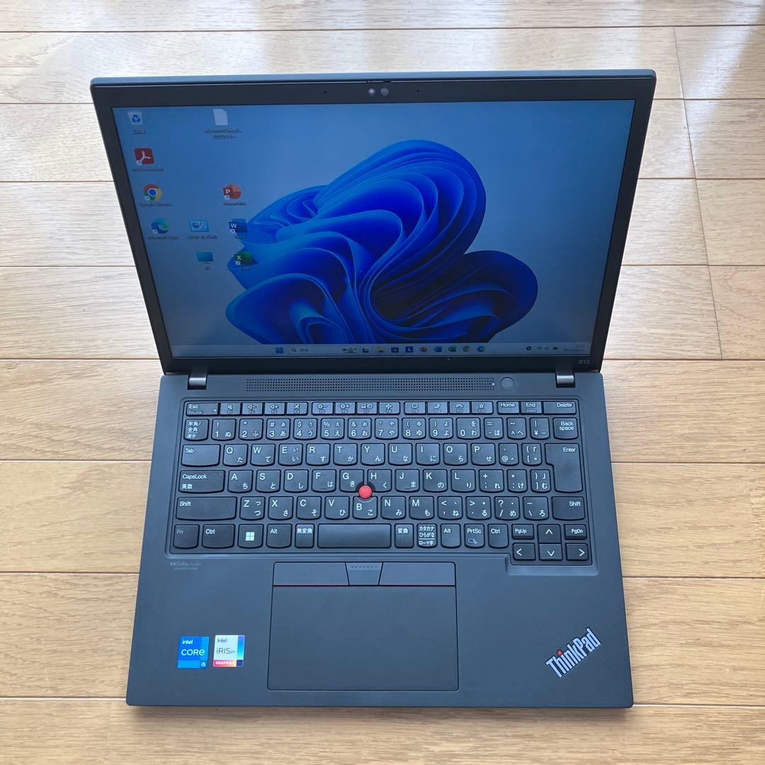 Windowsノート本体 ThinkPadX13/Win11/i5/16GB/256GB/MsOffice