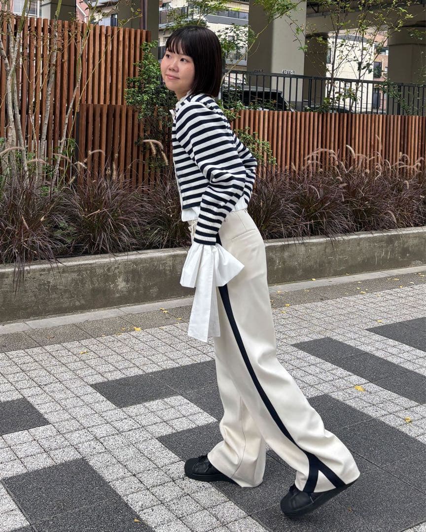 Bibiy. ANGELIQUE KNIT ボーダー 新作 新品 タグ付き