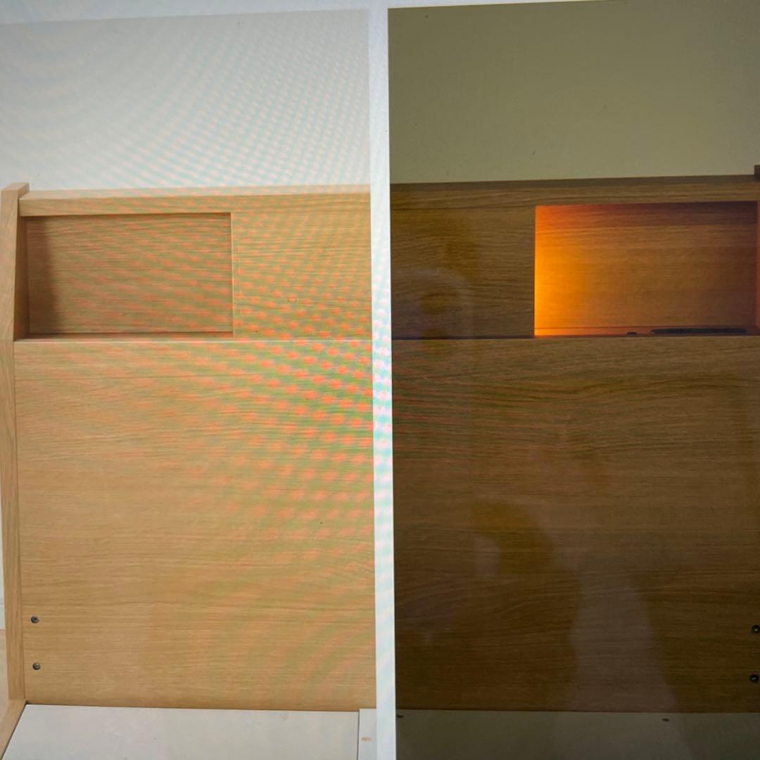 ニトリ　ベットフレーム　セミダブル 「アザン3 」(ほぼ未使用品)