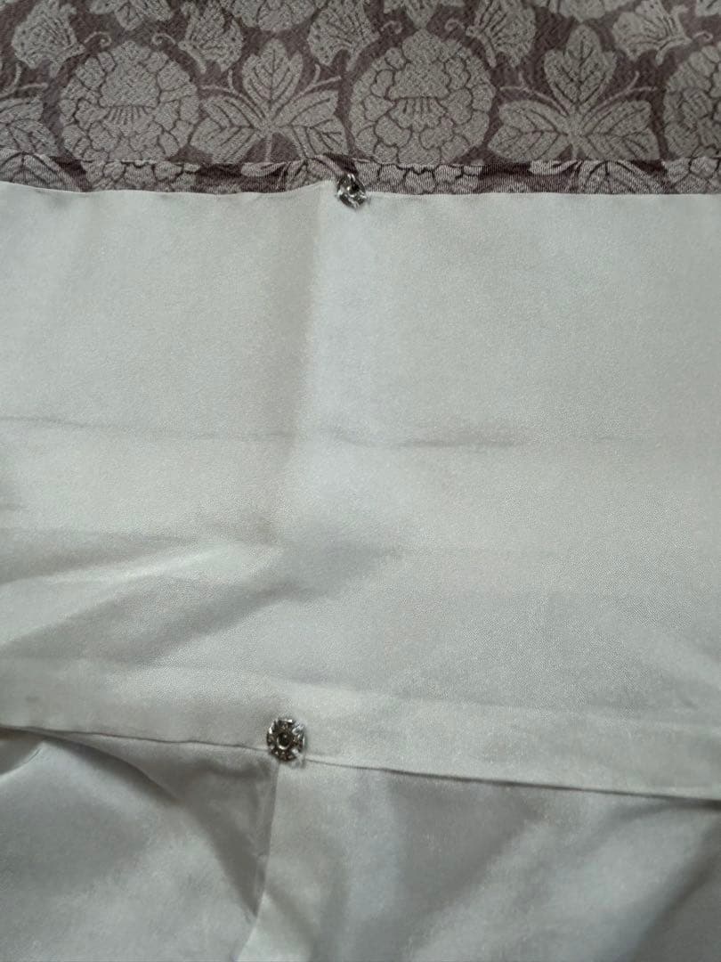 洗える着物　袷　東レシルック　さんび　手縫い　ポリエステル