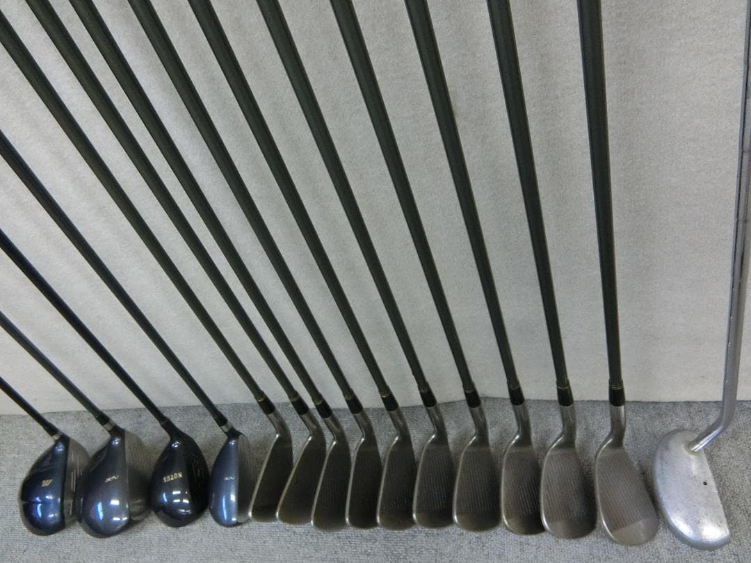 b708 初心者必見 ミズノ メンズゴルフクラブ１５本セット※Ｄｒ２本入り