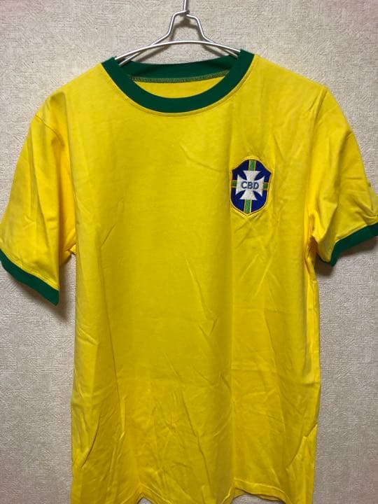 激レア【ペレ直筆サイン入りユニホーム】証明書、プリントフォト付ブラジル代表