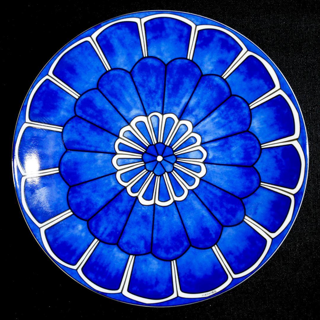 【レア極美品 ２枚】エルメス ブルーダイユール プレート 送料込み