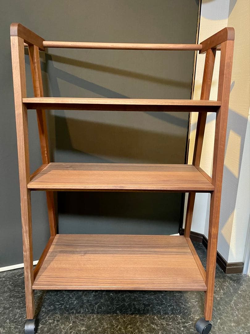 コサイン cosine ワゴンシェルフ ウォルナット キャスター付き ワゴン