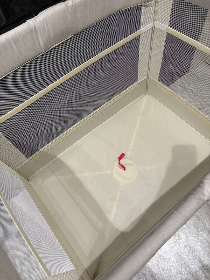 新品同様♡　Aprica ココネル エアープラス AB ホワイトグレー　収納袋付