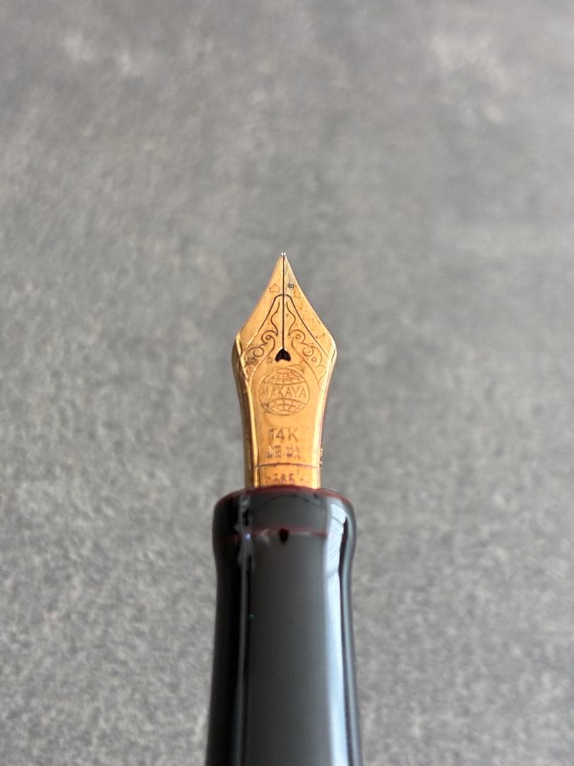 中屋万年筆 細軟 筆記確認済み