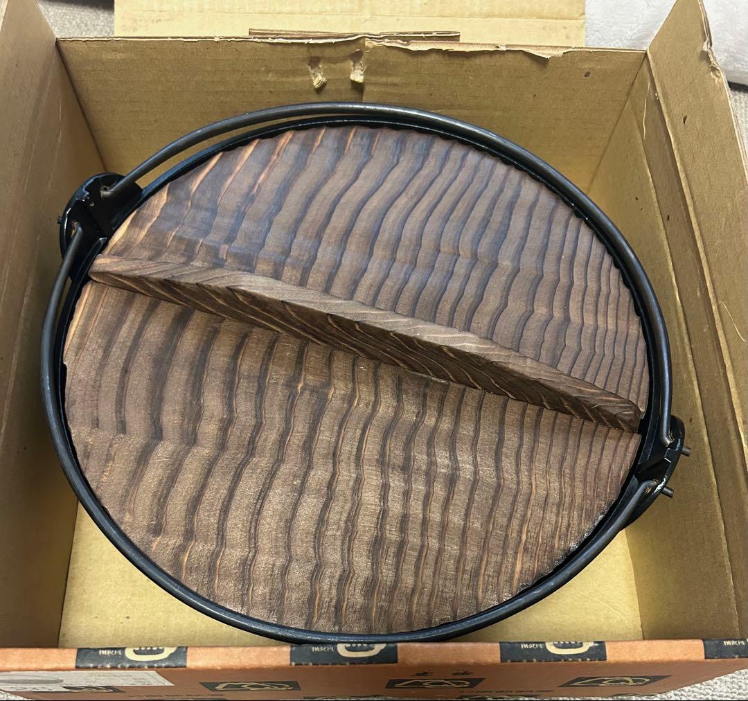 【新品、未使用品】南部鉄器　直径約28cm 鍋蓋セット　鍋　高島屋