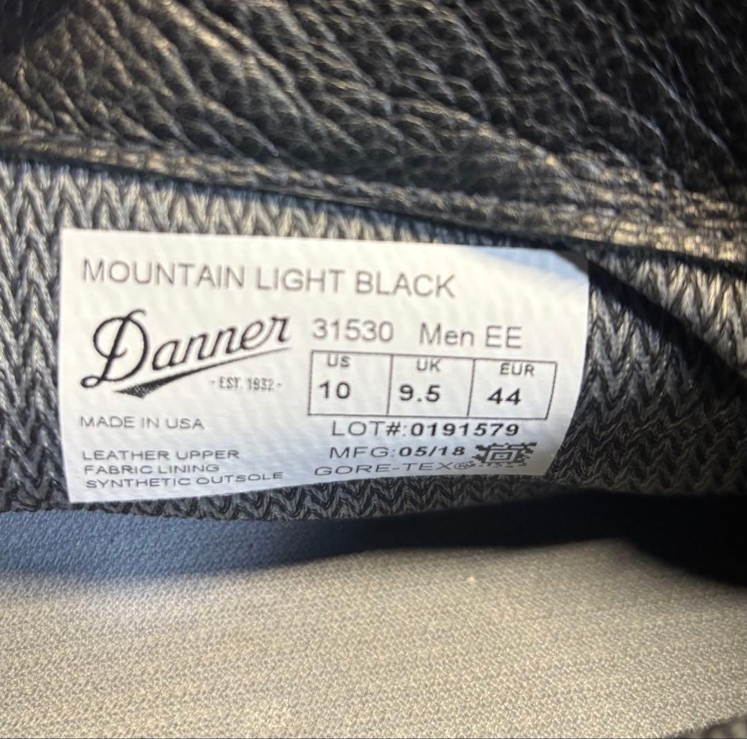 Danner ダナー　マウンテンライトブラック　#31530 およそ28cm