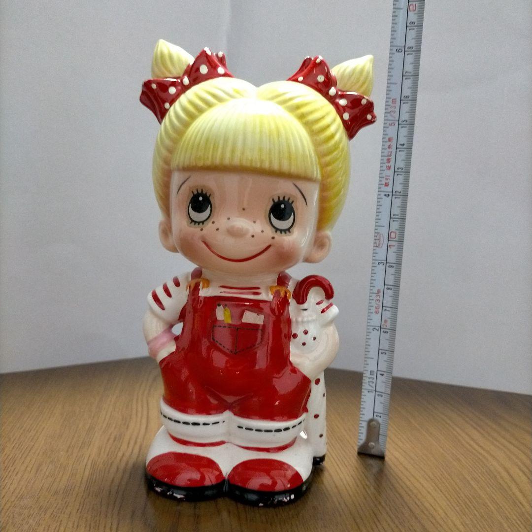 レア！内藤ルネ 貯金箱 陶器 女の子