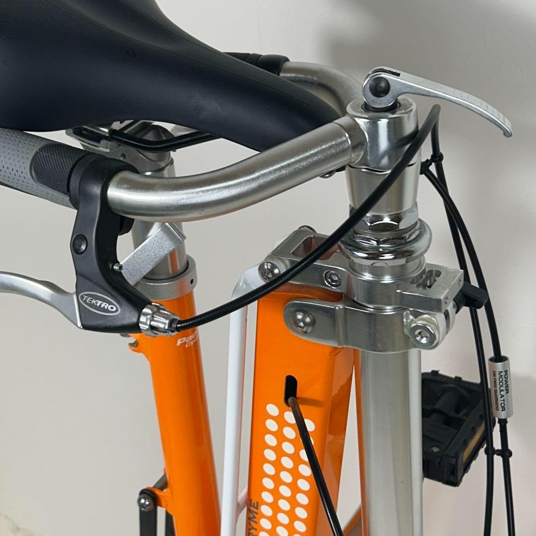 【極美品】CARRY ME　人気のオレンジ　8インチ　折り畳み自転車