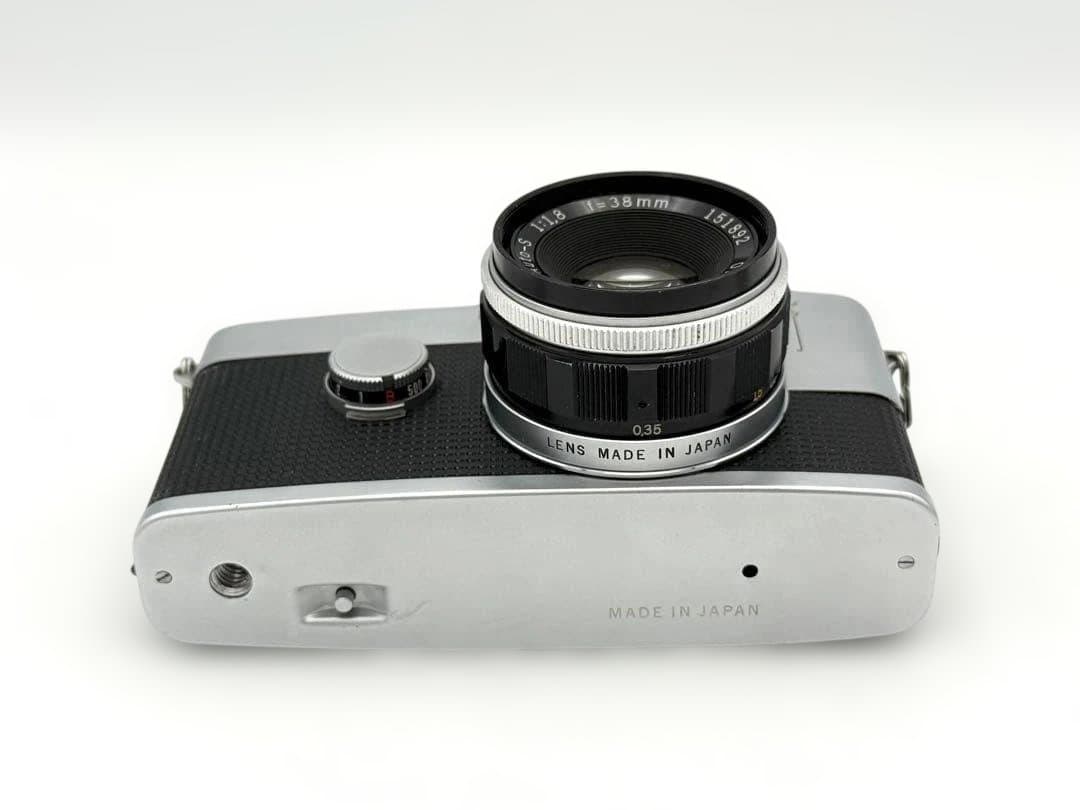 【完動品】OLYMPUS PEN-F 花文字 + 標準レンズ ハーフカメラ
